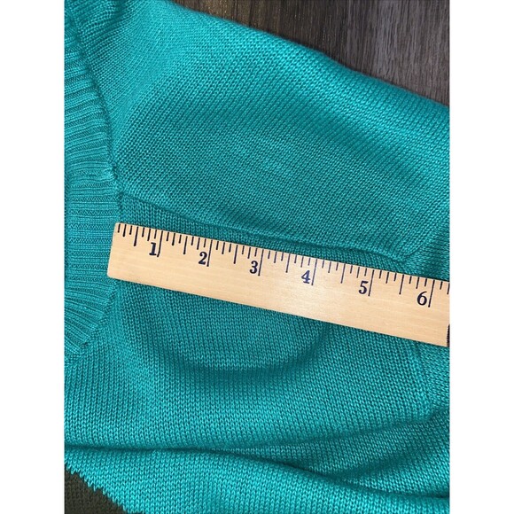 Alex Stevens Green Santa-Saurus Rex Ugly Christmas Pullover Sweater Size XLarge - Picture 10 of 14